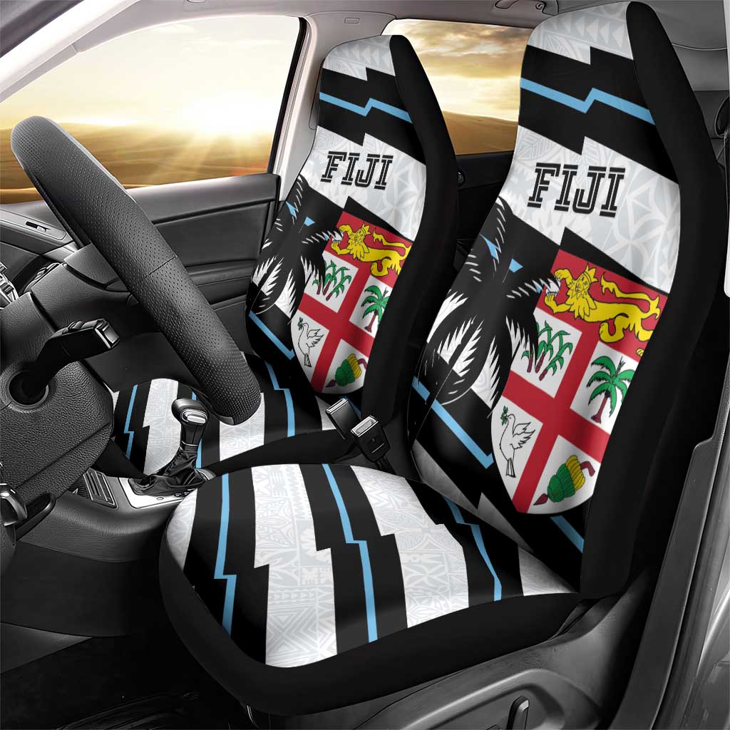 Fiji 2024 Rugby Car Seat Cover Fijian Tapa Pattern LT01 - Polynesian Pride