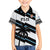 Custom Fiji 2024 Rugby Family Matching Off The Shoulder Long Sleeve Dress and Hawaiian Shirt Fijian Tapa Pattern