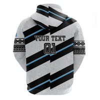 Custom Fiji 2024 Rugby Hoodie Fijian Tapa Pattern LT01 - Polynesian Pride