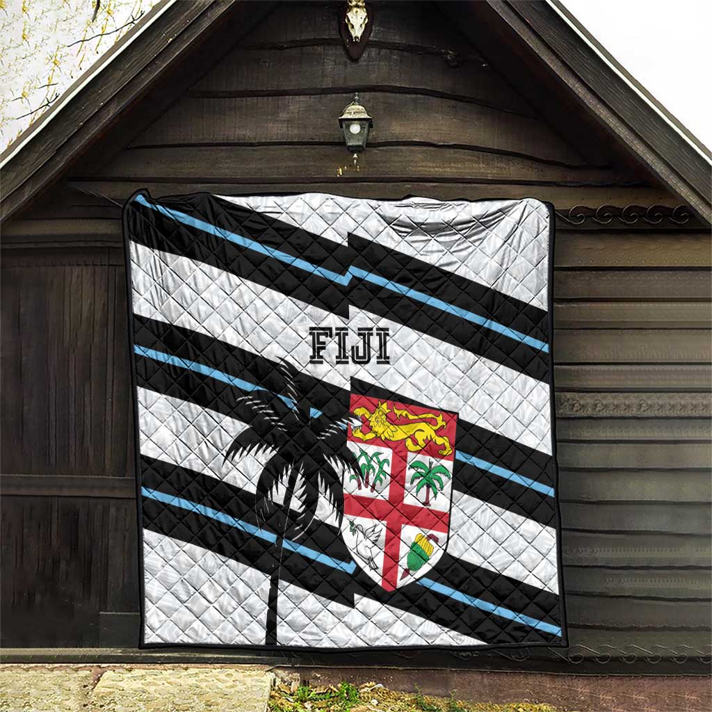 Fiji 2024 Rugby Quilt Fijian Tapa Pattern LT01 - Polynesian Pride