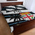 Fiji 2024 Rugby Quilt Bed Set Fijian Tapa Pattern