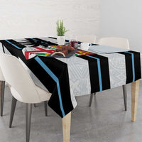 Fiji 2024 Rugby Tablecloth Fijian Tapa Pattern LT01 - Polynesian Pride