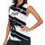 Custom Fiji 2024 Rugby Women Sleeveless Polo Shirt Fijian Tapa Pattern