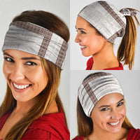 Samoa Siapo Brown Trimmed Neck Gaiter Samoa White Sunday LT01 - Polynesian Pride