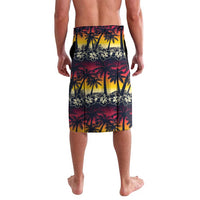 Hawaii Hibiscus Palm Tree Sunset Lavalava Tropical Style LT01 - Polynesian Pride