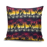 Hawaii Hibiscus Palm Tree Sunset Pillow Cover Tropical Style LT01 Multicolor - Polynesian Pride