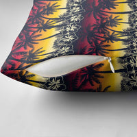 Hawaii Hibiscus Palm Tree Sunset Pillow Cover Tropical Style LT01 - Polynesian Pride