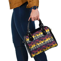 Hawaii Hibiscus Palm Tree Sunset Shoulder Handbag Tropical Style LT01 - Polynesian Pride