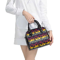 Hawaii Hibiscus Palm Tree Sunset Shoulder Handbag Tropical Style LT01 - Polynesian Pride
