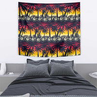 Hawaii Hibiscus Palm Tree Sunset Tapestry Tropical Style LT01 - Polynesian Pride