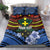 Personalised Vanuatu Tafea Province Bedding Set Unique Tropical Tribal Pattern