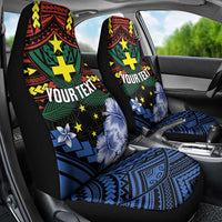 Personalised Vanuatu Tafea Province Car Seat Cover Unique Tropical Tribal Pattern LT01 - Polynesian Pride