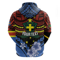 Personalised Vanuatu Tafea Province Hoodie Unique Tropical Tribal Pattern LT01 - Polynesian Pride