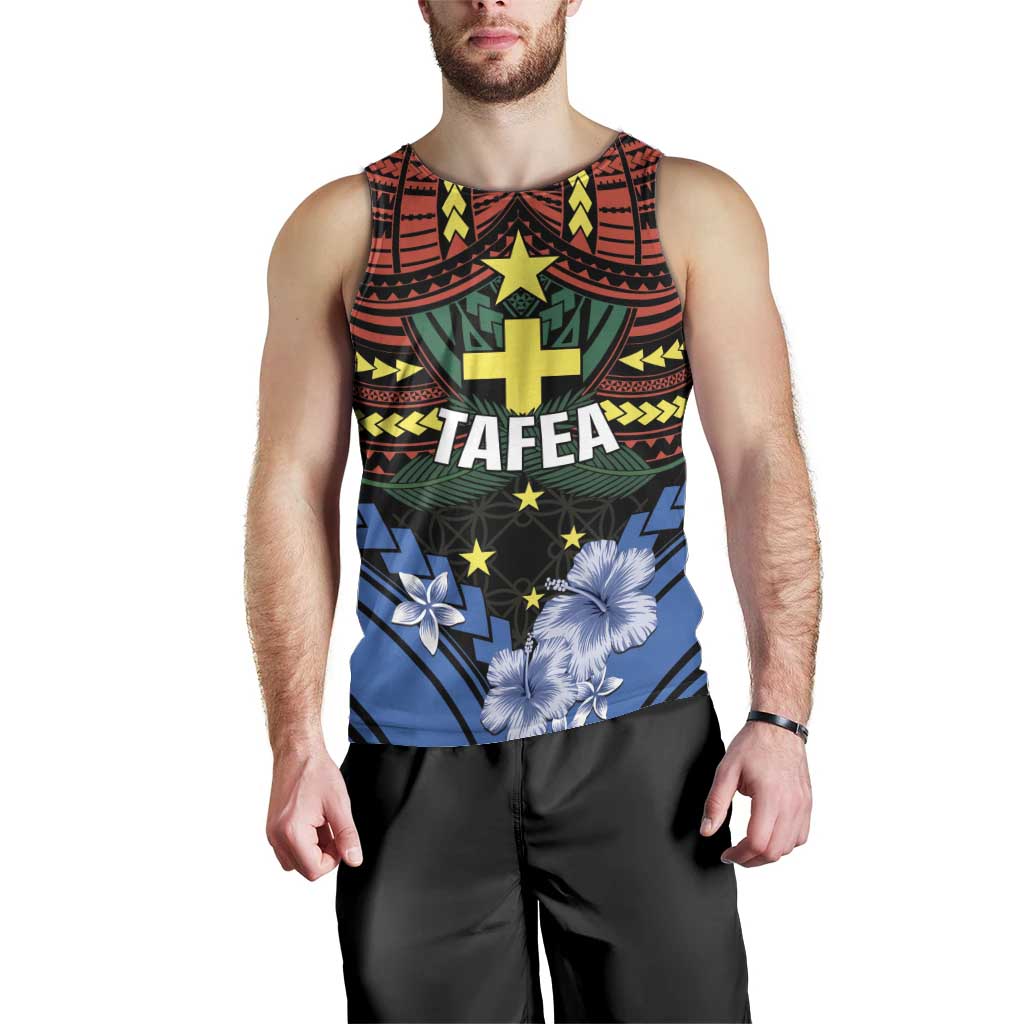 Personalised Vanuatu Tafea Province Men Tank Top Unique Tropical Tribal Pattern LT01 - Polynesian Pride