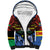 Personalised Vanuatu Tafea Province Sherpa Hoodie Unique Tropical Tribal Pattern