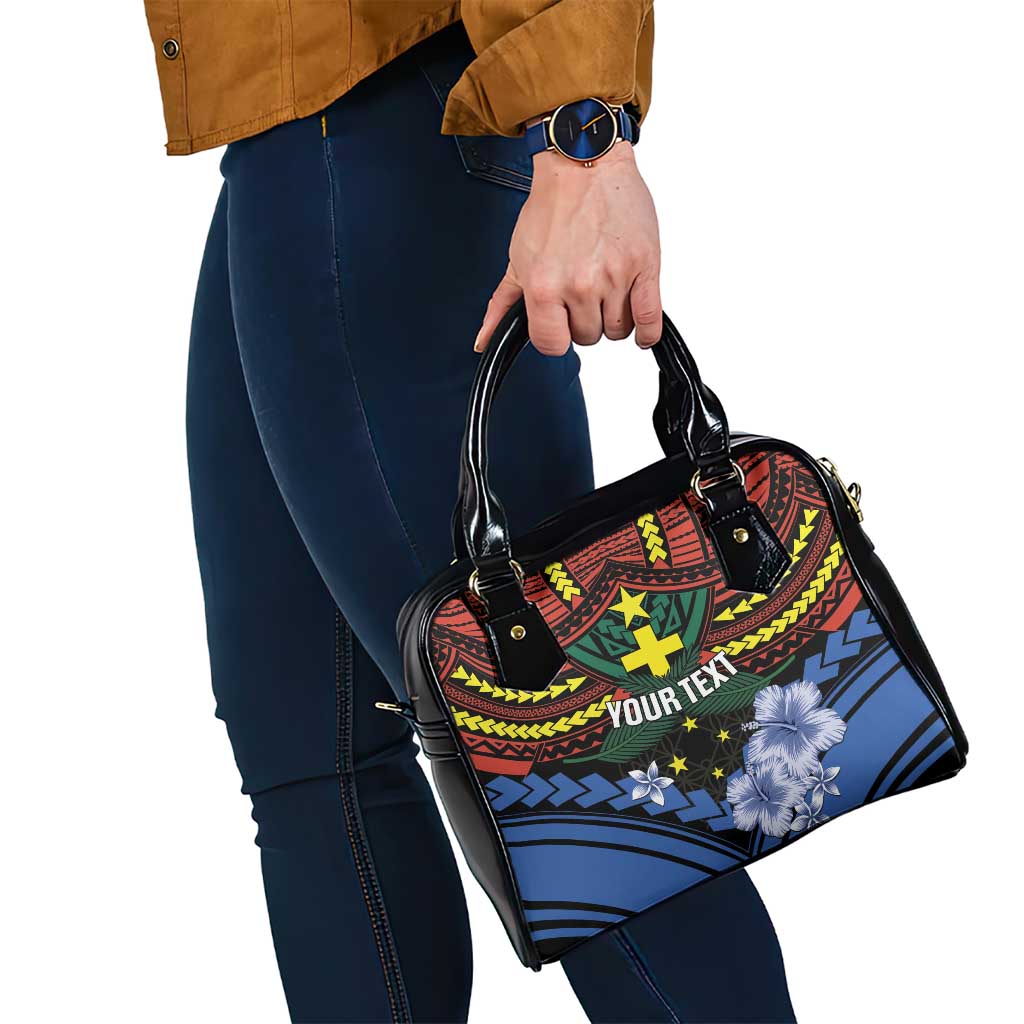Personalised Vanuatu Tafea Province Shoulder Handbag Unique Tropical Tribal Pattern LT01 - Polynesian Pride