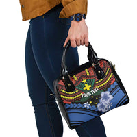 Personalised Vanuatu Tafea Province Shoulder Handbag Unique Tropical Tribal Pattern LT01 - Polynesian Pride