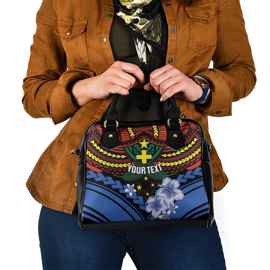 Personalised Vanuatu Tafea Province Shoulder Handbag Unique Tropical Tribal Pattern LT01 - Polynesian Pride