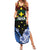 Personalised Vanuatu Tafea Province Summer Maxi Dress Unique Tropical Tribal Pattern