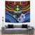 Personalised Vanuatu Tafea Province Tapestry Unique Tropical Tribal Pattern