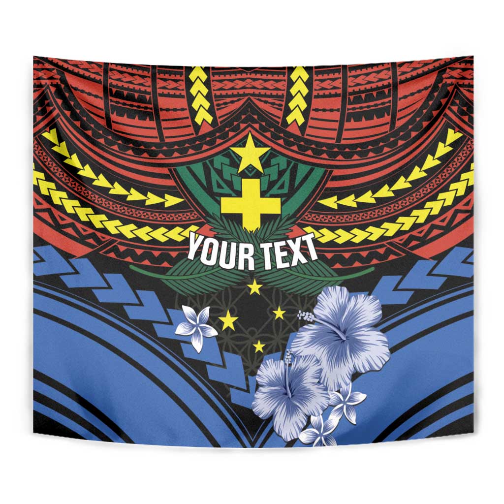 Personalised Vanuatu Tafea Province Tapestry Unique Tropical Tribal Pattern LT01 - Polynesian Pride