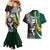 Custom New Zealand and South Africa Rugby Couples Matching Mermaid Dress and Hawaiian Shirt Silver Fern Protea Pattern World Cup 2023 LT01 - Polynesian Pride