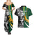 Custom New Zealand and South Africa Rugby Couples Matching Summer Maxi Dress and Hawaiian Shirt Silver Fern Protea Pattern World Cup 2023 LT01 - Polynesian Pride