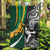 New Zealand and South Africa Rugby Garden Flag Silver Fern Protea Pattern World Cup 2023 LT01 Garden Flag Art - Polynesian Pride