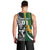 Custom New Zealand and South Africa Rugby Men Tank Top Silver Fern Protea Pattern World Cup 2023 LT01 - Polynesian Pride