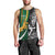 Custom New Zealand and South Africa Rugby Men Tank Top Silver Fern Protea Pattern World Cup 2023 LT01 - Polynesian Pride