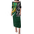 Custom New Zealand and South Africa Rugby Puletasi Silver Fern Protea Pattern World Cup 2023 LT01 Long Dress Art - Polynesian Pride