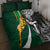 New Zealand and South Africa Rugby Quilt Bed Set Silver Fern Protea Pattern World Cup 2023 LT01 - Polynesian Pride