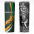 New Zealand and South Africa Rugby Skinny Tumbler Silver Fern Protea Pattern