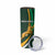 New Zealand and South Africa Rugby Skinny Tumbler Silver Fern Protea Pattern