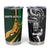 New Zealand and South Africa Rugby Tumbler Cup Silver Fern Protea Pattern