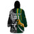 Custom New Zealand and South Africa Rugby Wearable Blanket Hoodie Silver Fern Protea Pattern World Cup 2023 LT01 - Polynesian Pride