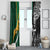 New Zealand and South Africa Rugby Window Curtain Silver Fern Protea Pattern World Cup 2023 LT01 - Polynesian Pride