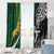 New Zealand and South Africa Rugby Window Curtain Silver Fern Protea Pattern World Cup 2023 LT01 - Polynesian Pride