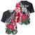 Custom New Zealand and England Rugby Baseball Jersey Silver Fern With Red Rose World Cup 2023 LT01 - Polynesian Pride