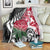 New Zealand and England Rugby Blanket Silver Fern With Red Rose World Cup 2023 LT01 - Polynesian Pride