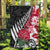 New Zealand and England Rugby Garden Flag Silver Fern With Red Rose World Cup 2023 LT01 Garden Flag Art - Polynesian Pride