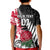 Custom New Zealand and England Rugby Kid Polo Shirt Silver Fern With Red Rose World Cup 2023 LT01 - Polynesian Pride