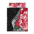 New Zealand and England Rugby Quilt Bed Set Silver Fern With Red Rose World Cup 2023 LT01 Art - Polynesian Pride