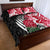 New Zealand and England Rugby Quilt Bed Set Silver Fern With Red Rose World Cup 2023 LT01 - Polynesian Pride