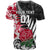 Custom New Zealand and England Rugby T Shirt Silver Fern With Red Rose World Cup 2023 LT01 - Polynesian Pride