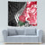 New Zealand and England Rugby Tapestry Silver Fern With Red Rose World Cup 2023 LT01 - Polynesian Pride