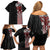 Toitu Te Reo Maori Toitu Te Whenua Toitu Te Tiriti Family Matching Off Shoulder Short Dress and Hawaiian Shirt Maori Warrior New Zealand