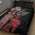 Toitu Te Reo Maori Toitu Te Whenua Toitu Te Tiriti Quilt Bed Set Maori Warrior New Zealand