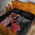 Toitu Te Reo Maori Toitu Te Whenua Toitu Te Tiriti Quilt Bed Set Maori Warrior New Zealand