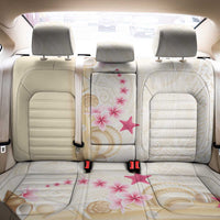 Beige Frangipani Sea Shell Back Car Seat Cover Starfish Polynesian Pattern LT01 - Polynesian Pride